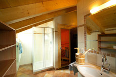 Ferienwohnung in Königsleiten für 10 Personen - Bad mit Sauna