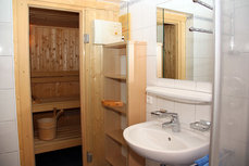 Ferienwohnung in Königsleiten für 6 Personen - Bad mit Sauna